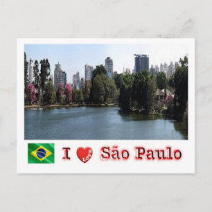 Brazil - Sao Paulo - I Love - Ibirapuera - Postcard
