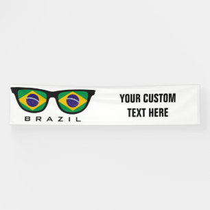 Brazil Shades custom text & colour banner
