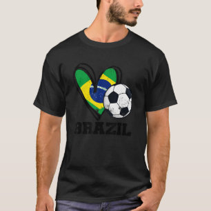 Brazil Soccer 2022 Brasil Football Vintage T-Shirt