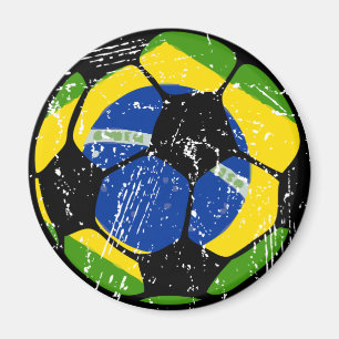 Brazil Soccer Ball Magnets
