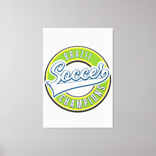 Brazil Soccer Champions Canvas Print