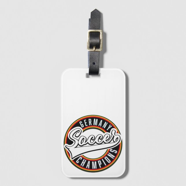 Brazil Soccer Champions Luggage Tag (Front Vertical)