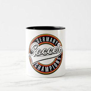 Brazil Soccer Champions Two-Tone Coffee Mug
