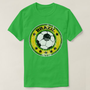 Brazil Soccer (distressed) T-Shirt