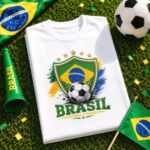 Brazil Soccer Fan Brasil Football Brazilian Futbol T-Shirt