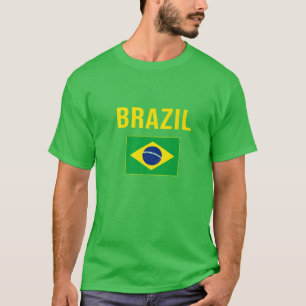 Brazil Soccer Football Brazilian Flag T-Shirt