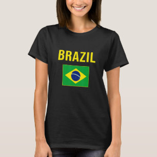 Brazil Soccer Football Brazilian Flag T-Shirt