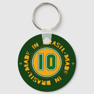 Brazil team keychain