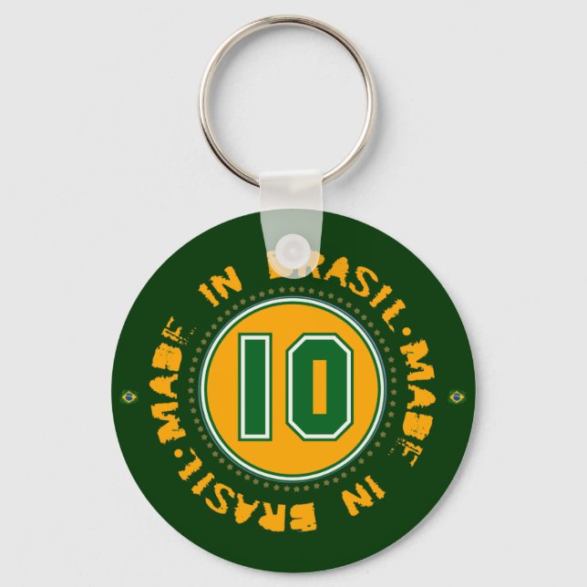Brazil team keychain (Front)