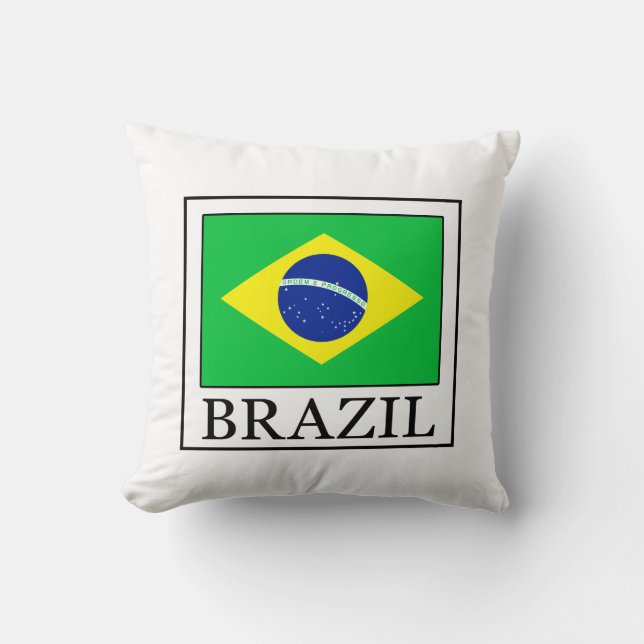 Brazil Throw Pillow (Front)