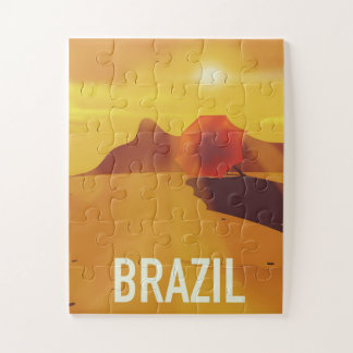 Brazil travel poster jigsaw puzzle