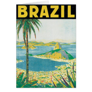 Brazil Vintage Travel Poster