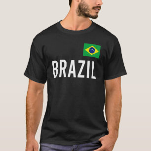 Brazil  Women Men Kids Brazil Flag Souvenir T-Shirt