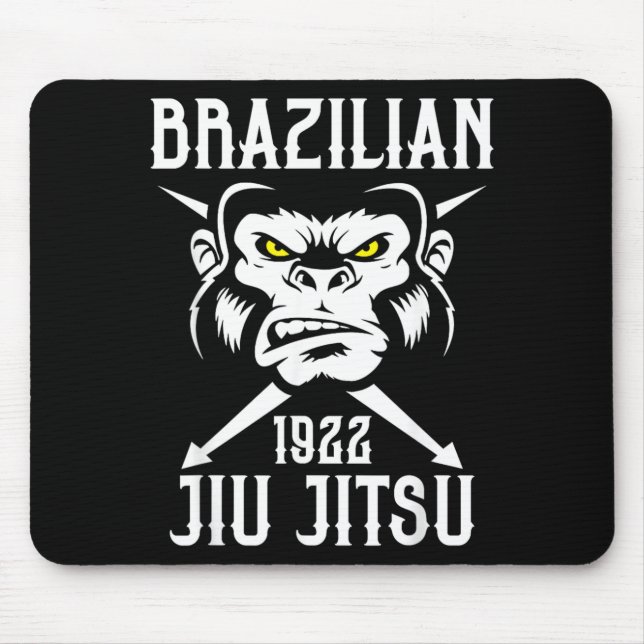 Brazilian 1922 Jiu Jitsu Mouse Pad (Front)