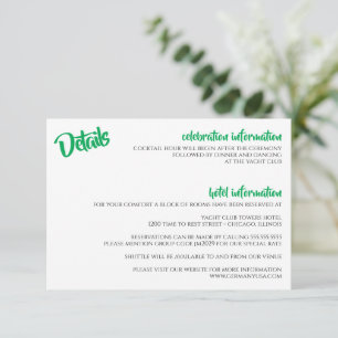 Brazilian American Heart Flags Enclosure Card