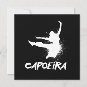 Brazilian Capoeira Dance Fight Acrobatic Gift Invitation