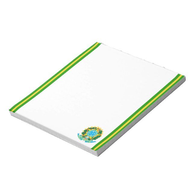 Brazilian Coat of arms Notepad (Rotated)