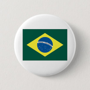 Brazilian Flag 2 Inch Round Button