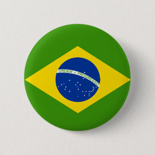 Brazilian Flag 2 Inch Round Button