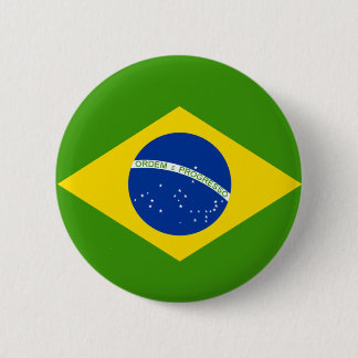 Brazilian Flag 2 Inch Round Button