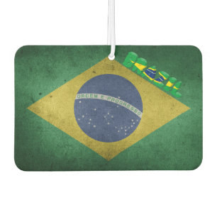 Brazilian flag air freshener
