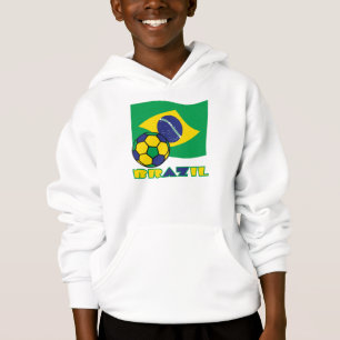 Brazilian Flag and Soccer Ball