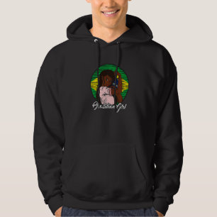 Brazilian Flag Brazil Brazilian Girl 2 Hoodie