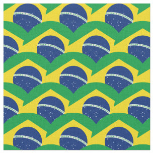 Brazilian Flag & Brazil Trendy Fabric /fashion