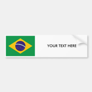 BRAZILIAN FLAG Bumper Sticker