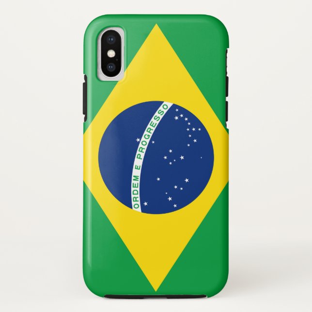Brazilian Flag Case-Mate iPhone Case (Back)