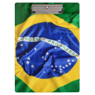 Brazilian flag Clipboard