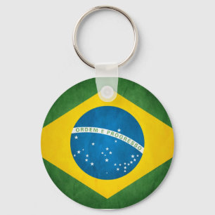 Brazilian Flag Keychain