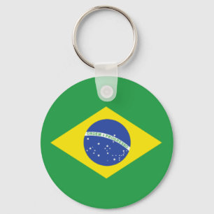 Brazilian Flag Keychain