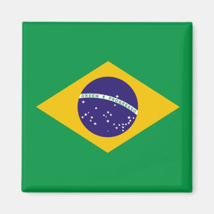 Brazilian flag magnet