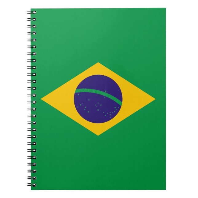 Brazilian flag notebook (Front)