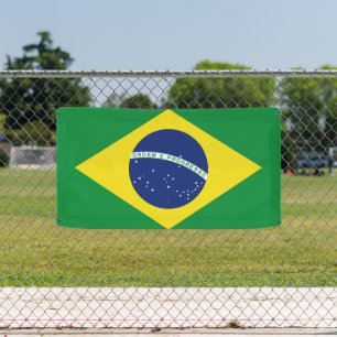 Brazilian flag of Brasil custom banner sign