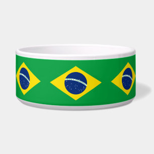 Brazilian Flag Pet Bowl (Dogs/Cats)