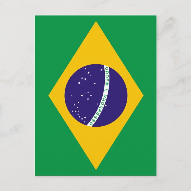 Brazilian flag postcard (Front)