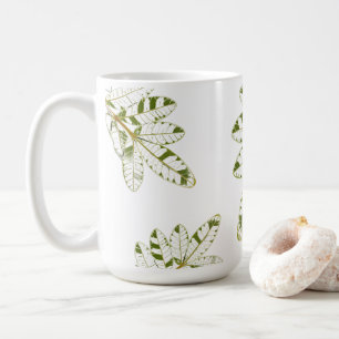 Brazilian holly leaf pattern Coffee Mug Cup