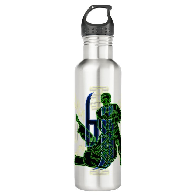 Brazilian Jiu Jitsu 710 Ml Water Bottle (Front)