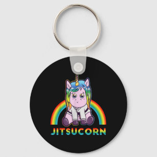 Brazilian Jiu Jitsu and Grappling Jitsucorn Keychain