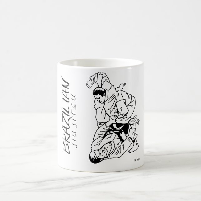 Brazilian Jiu Jitsu BJJ Coffee Mug (Center)