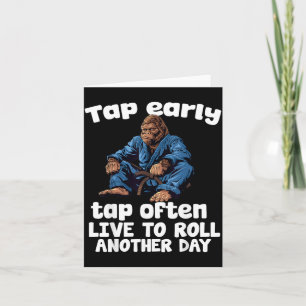 Brazilian Jiu Jitsu BJJ For Men Dad Boy Women Card