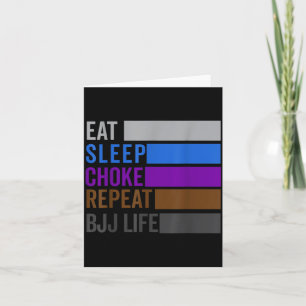 Brazilian Jiu Jitsu BJJ For Men Dad Boy Women Card