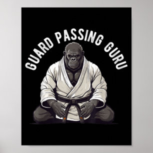 Brazilian Jiu Jitsu BJJ For Men Dad Boy Women Poster