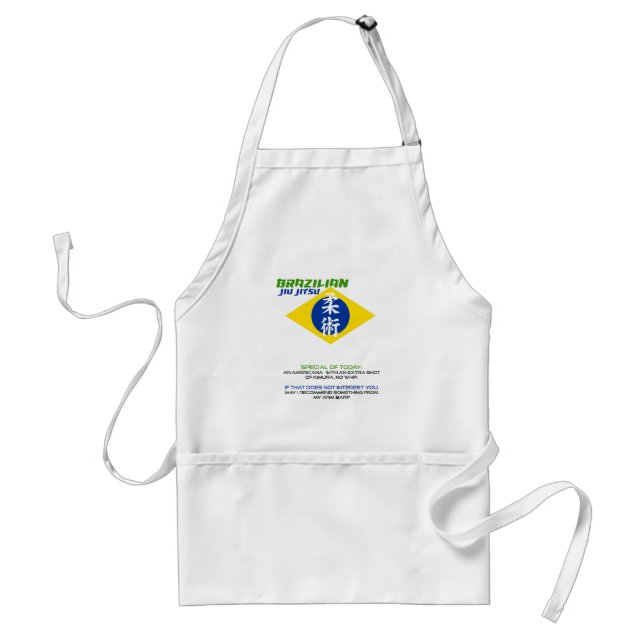 Brazilian Jiu Jitsu (BJJ) Funny Apron (Front)