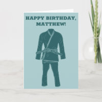 Brazilian Jiu Jitsu BJJ Gi Personalized Birthday