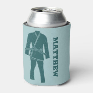 Brazilian Jiu Jitsu BJJ Gi Uniform Personalized Can Cooler