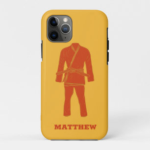 Brazilian Jiu Jitsu BJJ Gi Uniform Personalized iPhone 11 Pro Case
