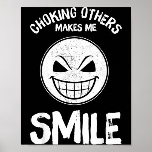 Brazilian Jiu Jitsu BJJ MMA Funny Design for Men Poster